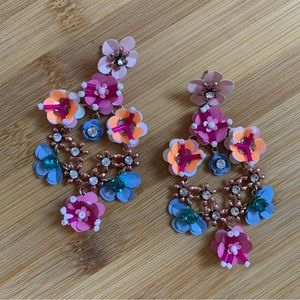 J.Crew Beaded Statement Earrings